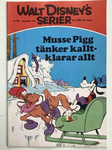 Walt Disney´s Serier - 1971:12 FN-VF
