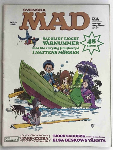MAD - 1981:3 FN+ med sagobok