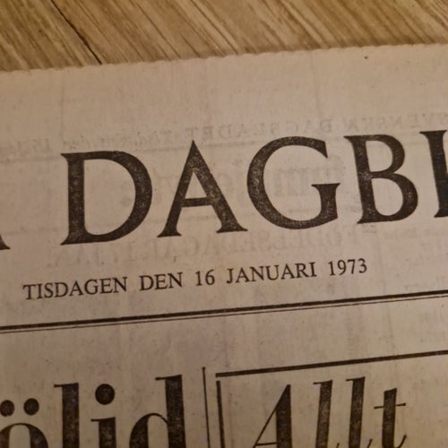 Svenska Dagbladet 16 januari 1973
