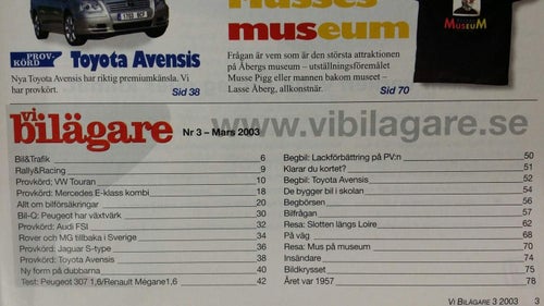 Vi bilägare nr 3 2003: Jaguar S-Type 3,0, Mercedes E200 K/E270 CDI, Peugeot 307