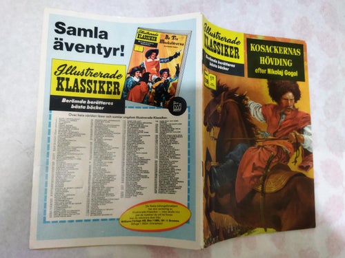 Illustrerade Klassiker nr 138 Kosackernas hövding av Nikolaj Gogol. Fine plus