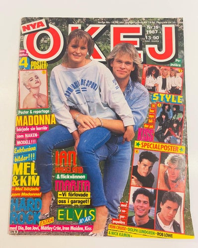 Tidningen OKEJ ! Nr     15  - 1987 .