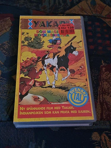Yakari - Dom Magiska Mockasinerna VHS Svenskt Tal