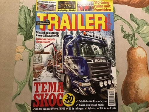 TRAILER NR 2 2017 VOLVO FH 540,BRÄCKE,NYA ÅKERIET ÖREBRO,ENA KÅLLBY,ÅKERI ÅSEDA