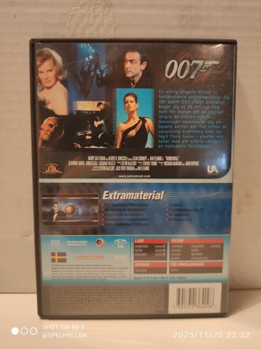 Åskbollen / Thunderball *Sean Connery* - DVD