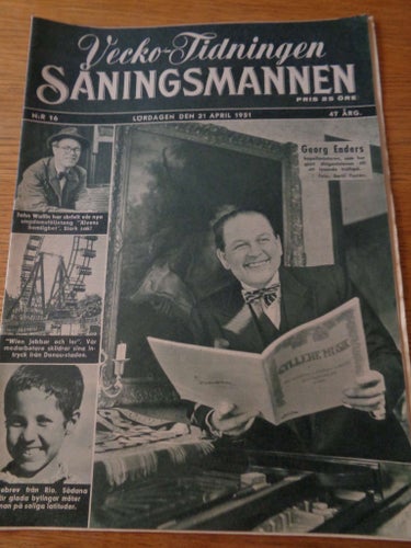 Såningsmannen nr16 1951 Georg Enders, Furuvik i vintertid