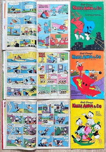 Kalle Anka & C:o av Walt Disney's, 1969, 9 st.