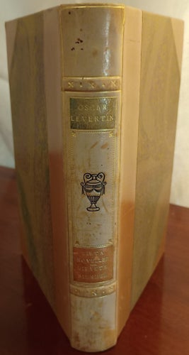Sista Noveller av Oscar Levertin, 1908. Bernhard Anderssons bokband för NK.
