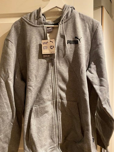 Puma grå huvtröja