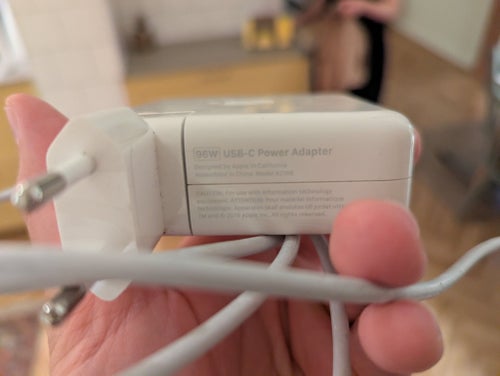 Apple Original 96W USB-C Laddare / Strömadapter (Model A2166) + Kabel
