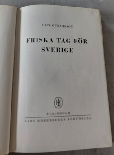 Friska tag för Sverige av Karl Gunnarson, 1945