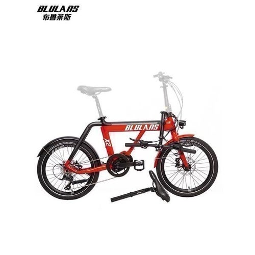 Blulans X2 eBike med Bafang Motor 20" White/Black helt ny