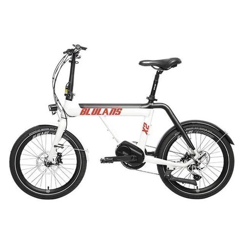 Blulans X2 eBike med Bafang Motor 20" White/Black helt ny