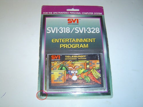 Telebunny SVI Spectravideo 318 / 328 Kassett *NYTT*
