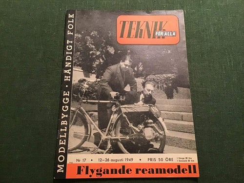 TEKNIK FÖR ALLA NR 17 1949 ELEKTRONER,PANSARBIL,STEREOKEMIENS FÖDELSE,METEOR