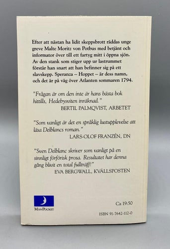 Speranza - En samtida berättelse av Sven Delblanc (Roman)
