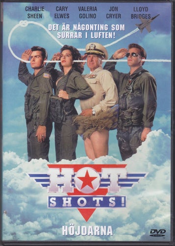 DVD / Hot Shots! - Höjdarna / Charlie Sheen, Valeria Golino / Nyskick