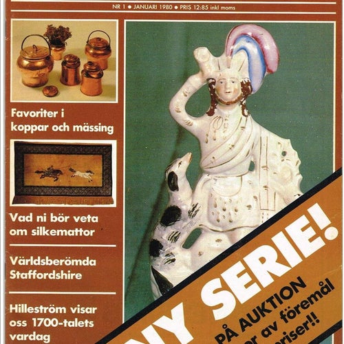 Nya ANTIK & AUKTION 1980 Nr 1-12 - komplett årgång 11 tidningqr