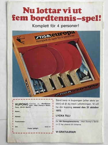 Walt Disney´s Serier - 1972:10 FN