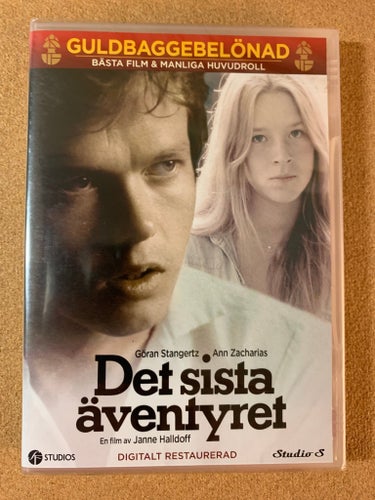 DET SISTA ÄVENTYRET (1974) NY inplastad DVD, Stangertz, Zacharias, Jan Halldoff