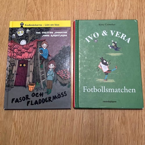 Två böcker för barn