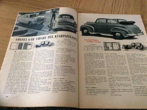 Motor Nr 35 1952 Consul,Auris Turbinbåt,Leda,Husqvarna 175 a