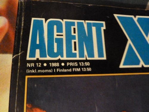 AGENT X9, NR 12 -1988, TIDNING