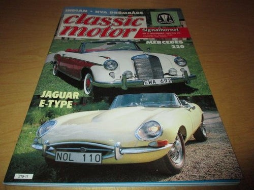 CLASSIC MOTOR NR 11 1988 JAGUAR E-TYPE ,M.M