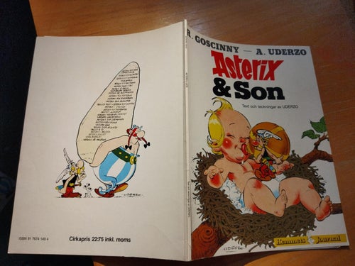 Asterix XXVII Asterix & Son. 1:a upplagan. Very Fine plus