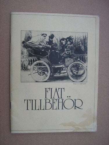 Instruktionsbok FIAT Tillbehör 1979?