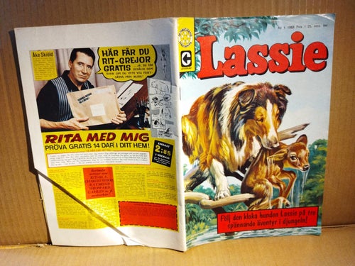 Lassie 1968 nr 1, very good plus