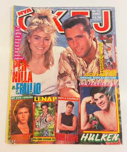 Tidningen OKEJ ! Nr     15  - 1989 .