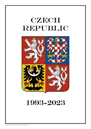 Czech Republic Czechia 1993-2023 PDF DIGITAL STAMP PAGES INGA FRIMÄRKEN!!