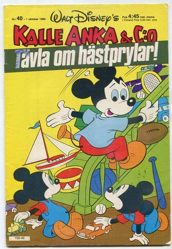 Kalle Anka & Co 1980 nr 40 Trädet / Björnligan