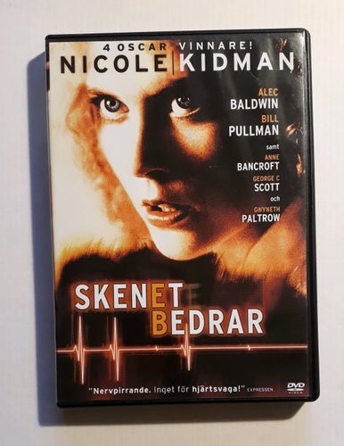 Skenet bedrar (Malice, 1993) - Nicole Kidman, Alec Baldwin, Bill Pullman m.fl.