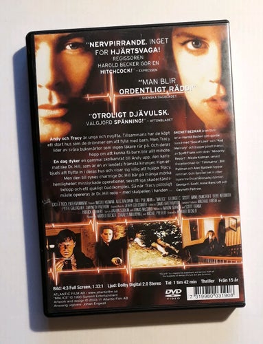 Skenet bedrar (Malice, 1993) - Nicole Kidman, Alec Baldwin, Bill Pullman m.fl.