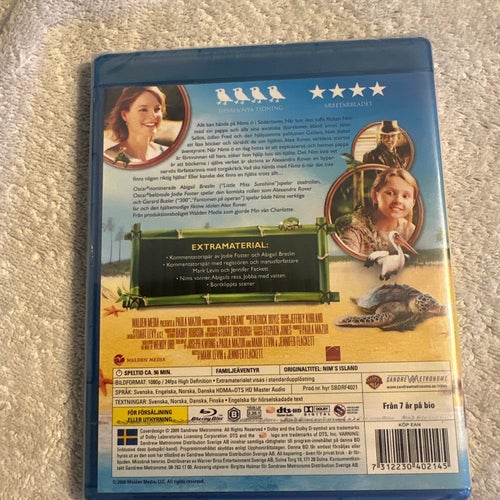 Nim och den hemliga ön (inplastad Blu-ray)