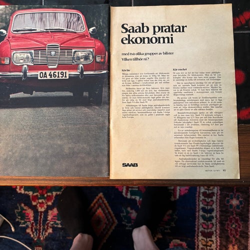 Saab V4 1971 annons