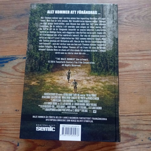 Maze Runner - I dödens labyrint av James Dashner i fint skick.