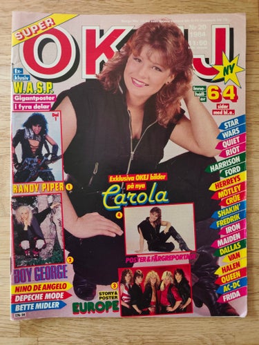 Tidning: OKEJ Nr 20, 1984