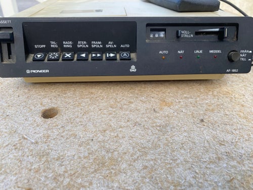 Pioneer AF-1852 Retro Telefonsvarare