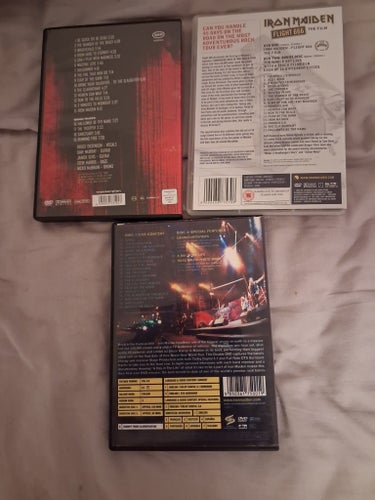 Iron Maiden DVD-samling: Flight 666, Rock in Rio, Castle Donington