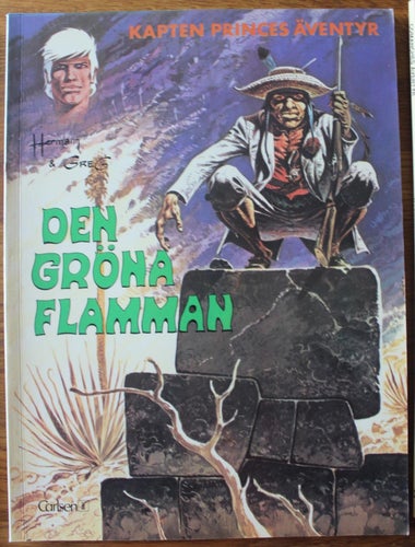 Kapten Princes Äventyr 1976 nr 1 Den gröna flamman 1:a upplaga