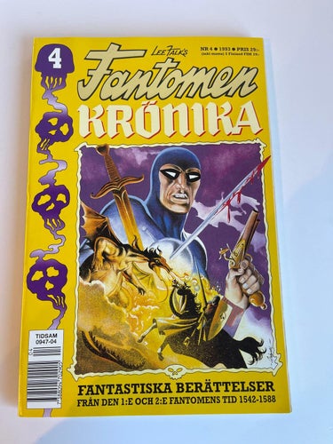 * FANTOMEN Krönika . Nr 4 - 1993  .