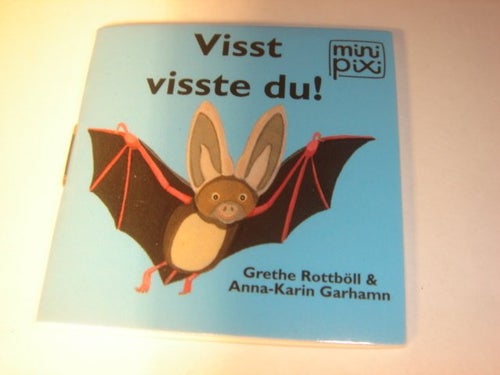 VISST VISSTE DU MINI PIXI G ROTTBÖLL A-K GARHAMN NY OLÄST