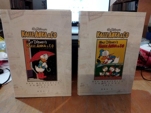 Walt Disneys Kalle Anka & C:o Den kompletta årgången 1955 del 1-2 Very Fine plus
