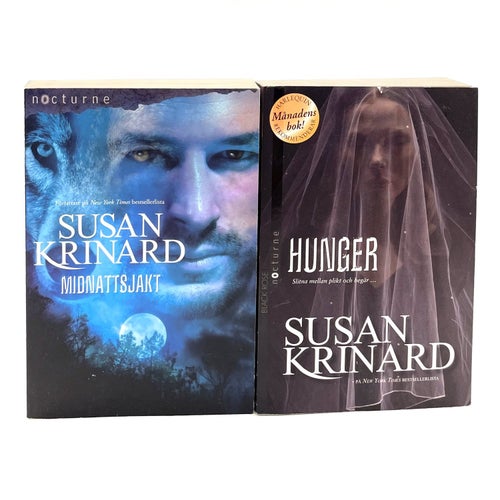Vampyr/varulvs-trilogin del 1 & 3 av Susan Krinard (paranormal romance)