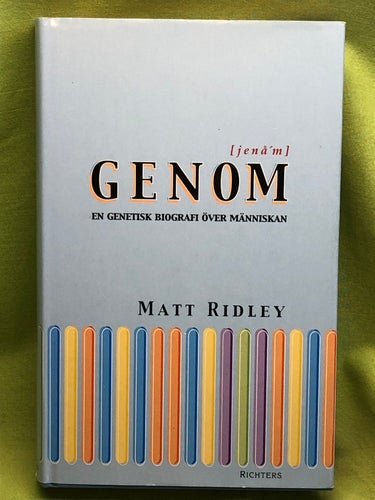 Genom (jenå'm) : en genetisk biografi över människan / Ridley, Matt