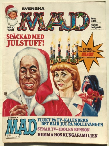 MAD - 1980:10 VF- med julkort