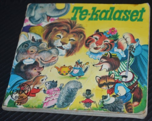 Äldre Pixi bok Te-kalaset